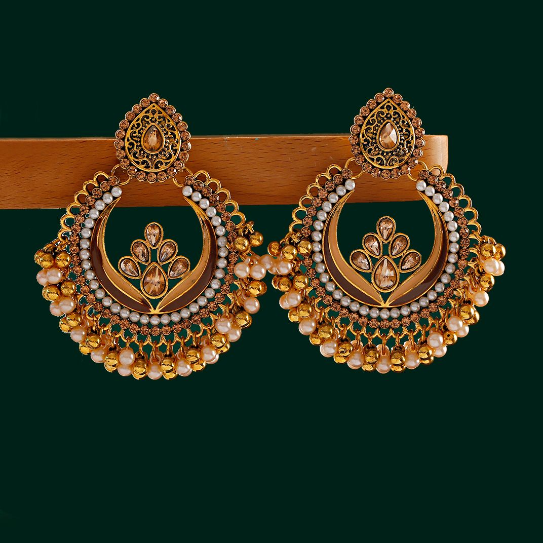 Indian Wedding Supply - 2023 Boho Indian Jhumka Oorbellen Afghan
