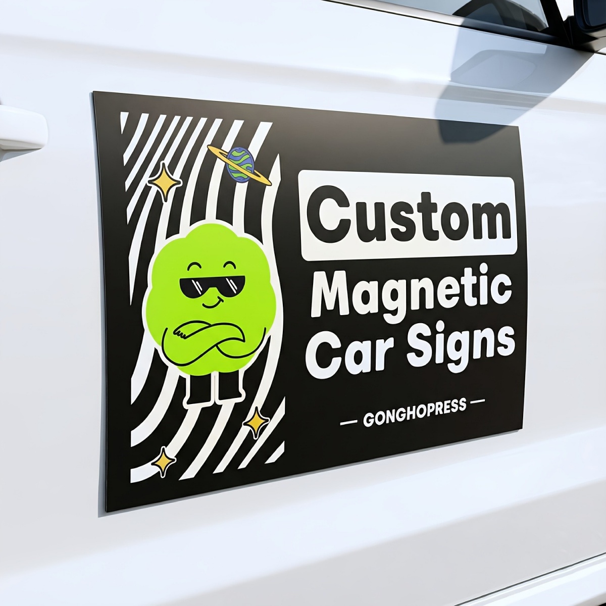 Wedding Support - Aanpasbare magnetische autostickers – ideaal voor