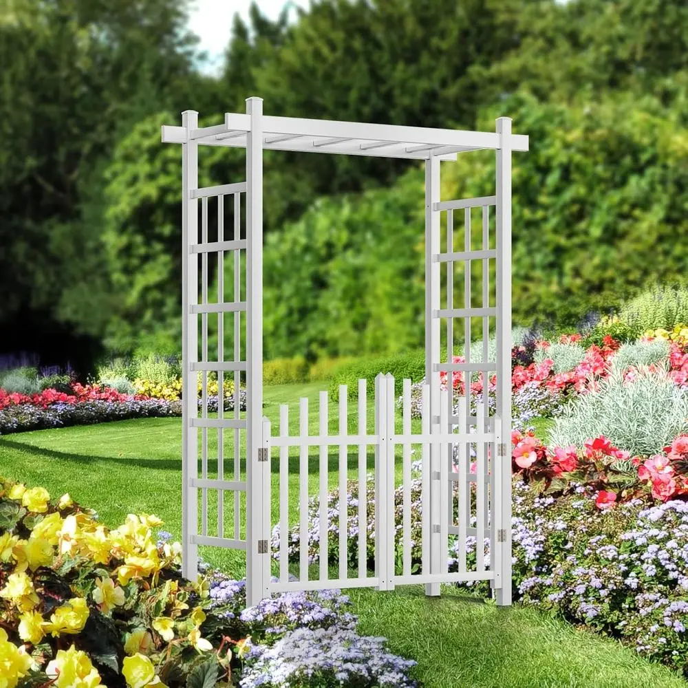 Wedding Support - Buiten PVC bruidsboog met poort, perfect