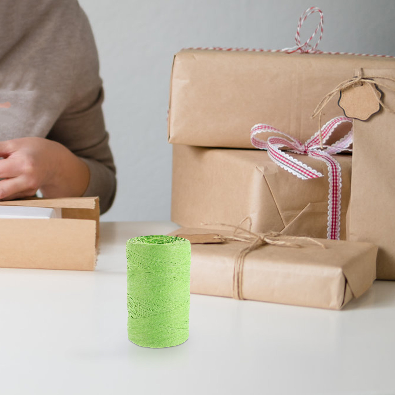 Raffia-papierlint, gekleurd ve - Papercraft Supply Ribbon recensie en prijs