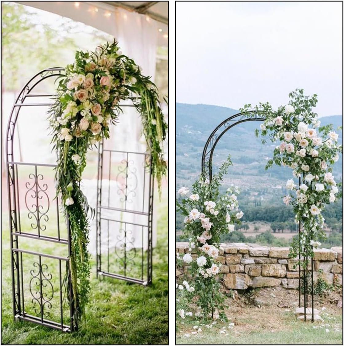 Metalen tuinbogen, zwarte boog - Wedding Support recensie en prijs