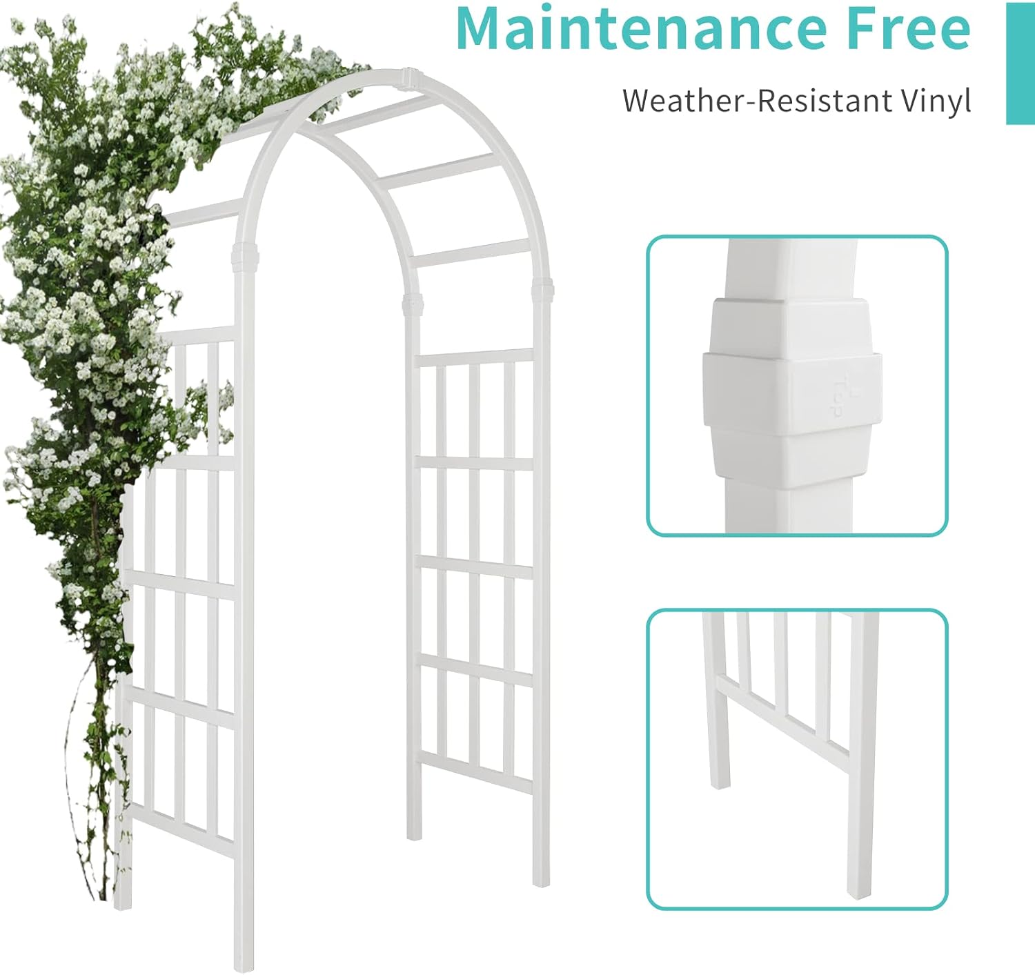 Moderne PVC Tuinbogen, Rankhou - Wedding Support recensie en prijs