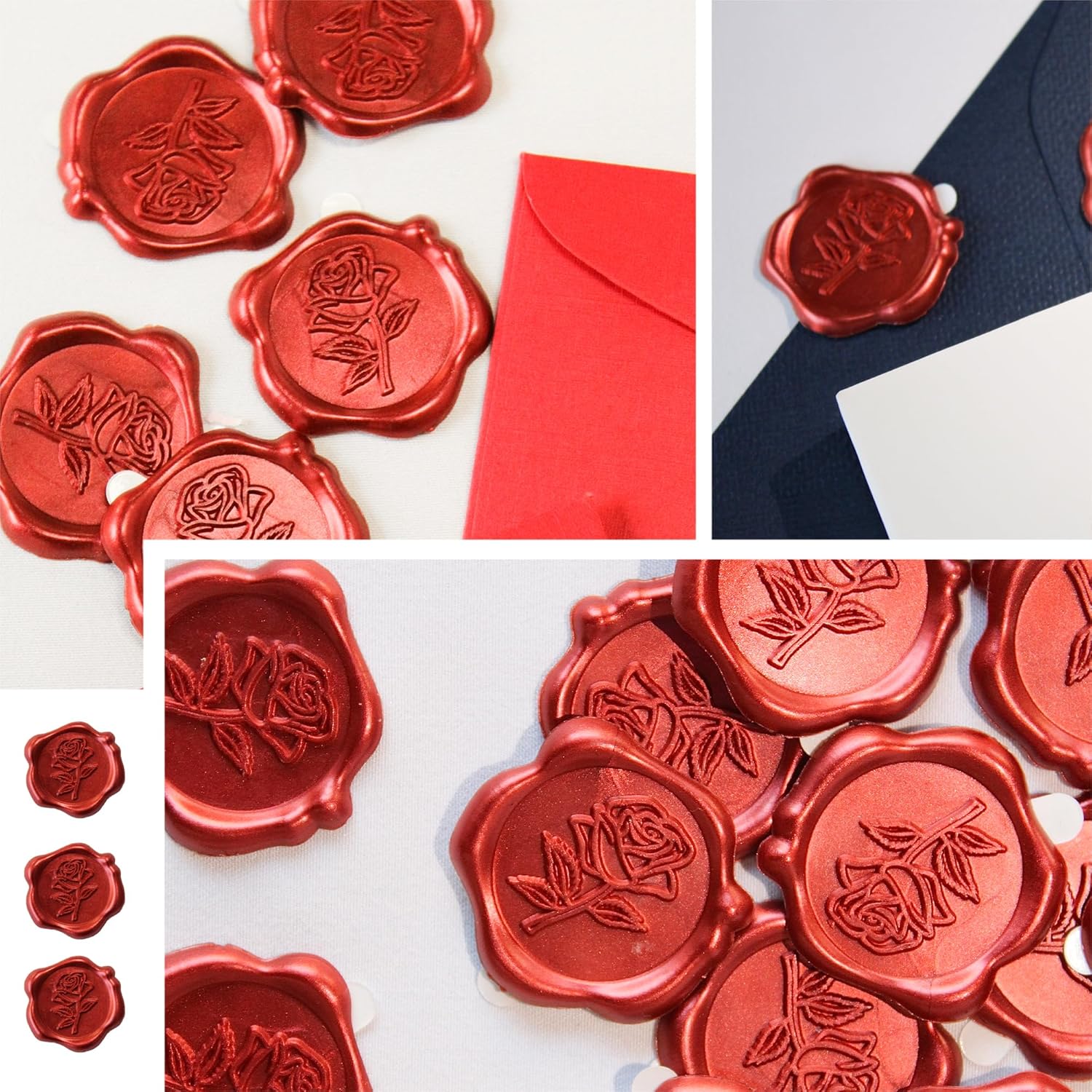 25 stks/set 3D Rose Bloemvorm  - Wedding Sutra recensie en prijs