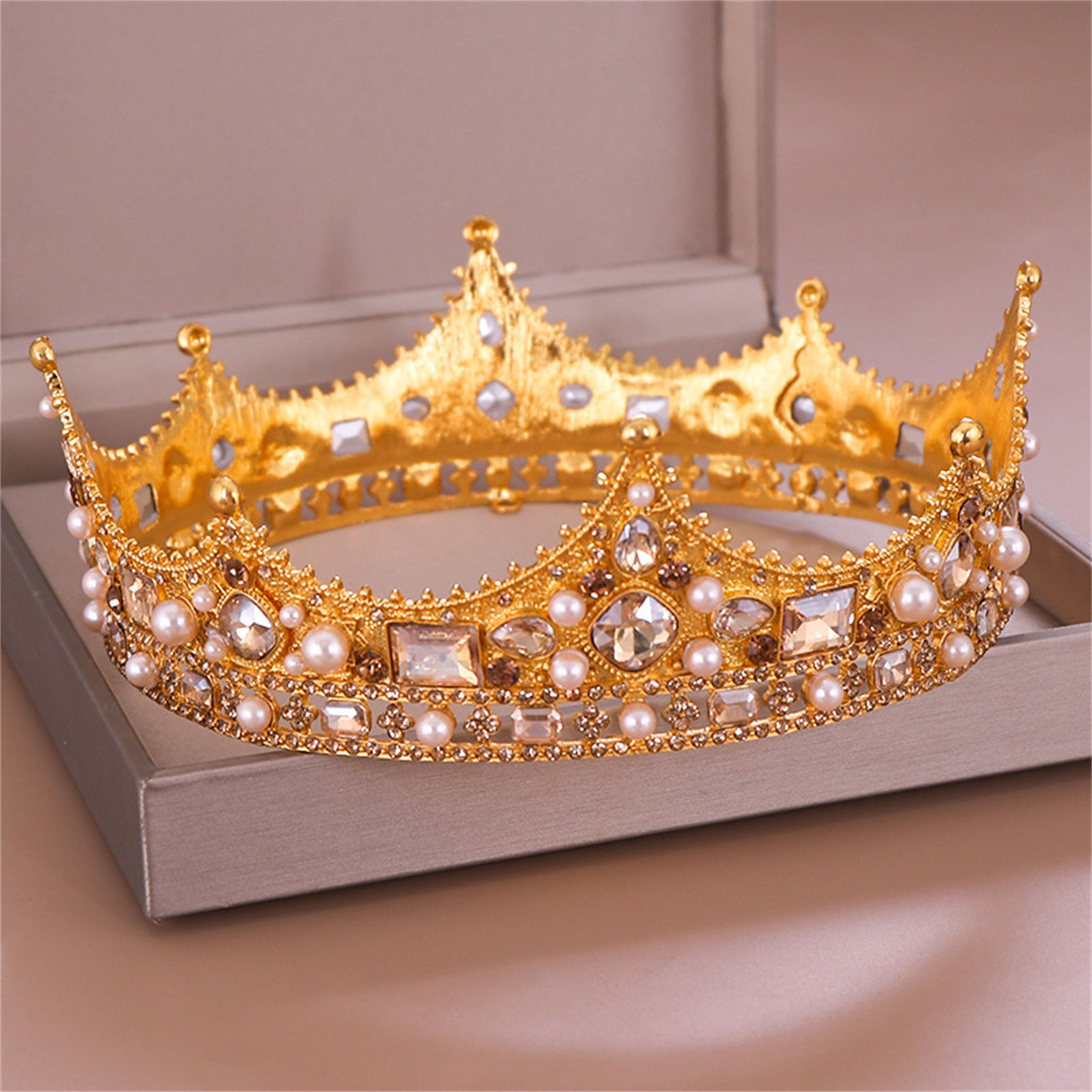 Bruidskroon Strass Tiara Barok - Wedding Party Supply recensie en prijs