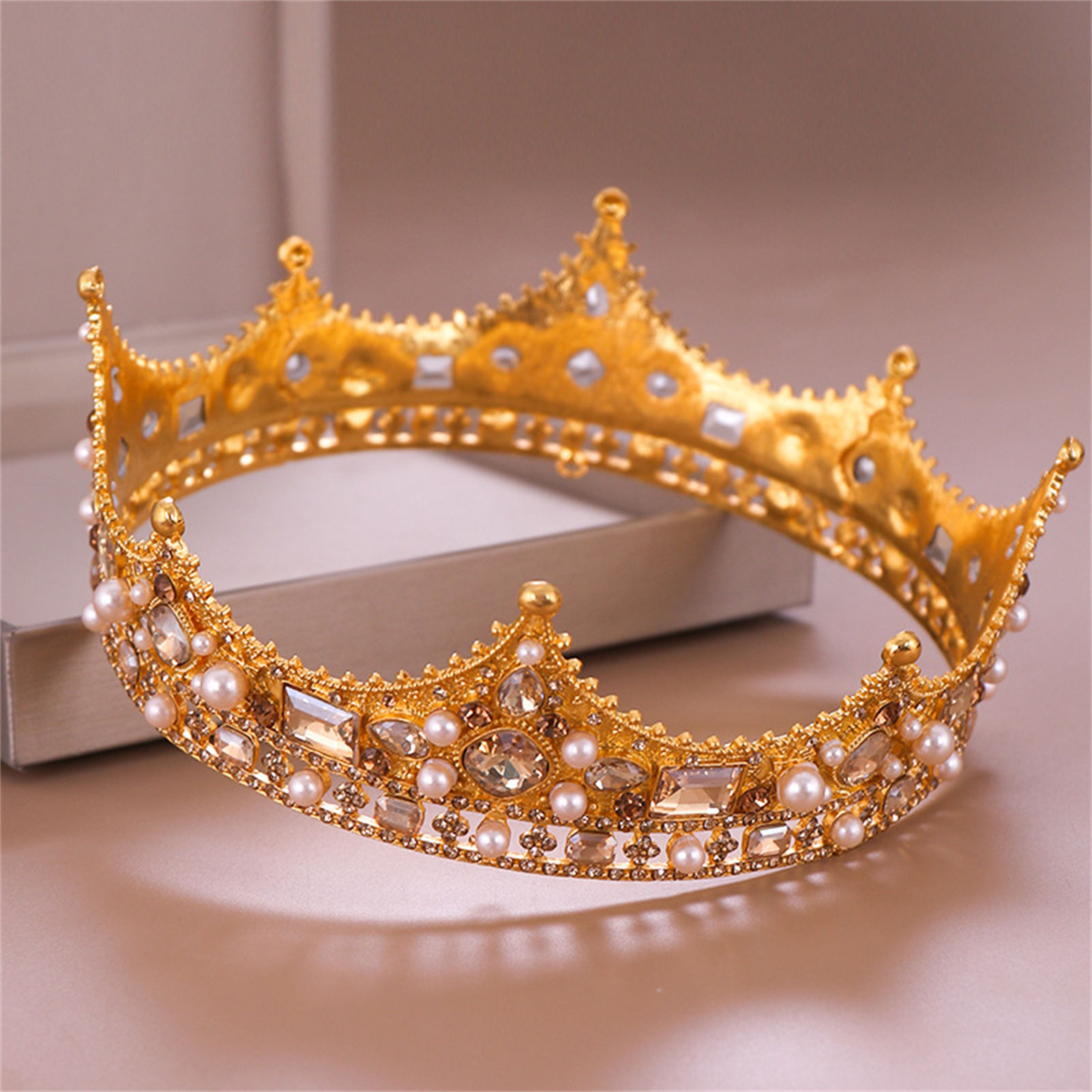 Bruidskroon Strass Tiara Barok - Wedding Party Supply recensie en prijs