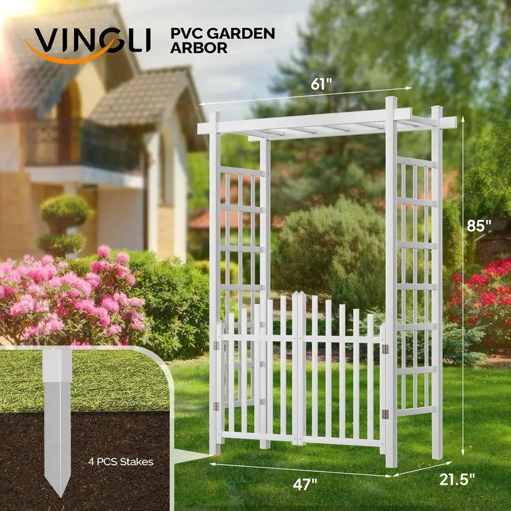 Buiten PVC bruidsboog met poor - Wedding Support recensie en prijs